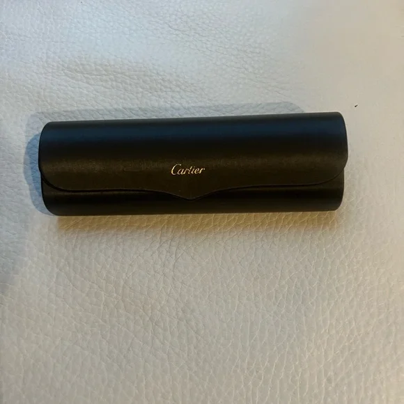 Cartier Black Sunglasses Classic Aviator Design - Picture 10 of 10